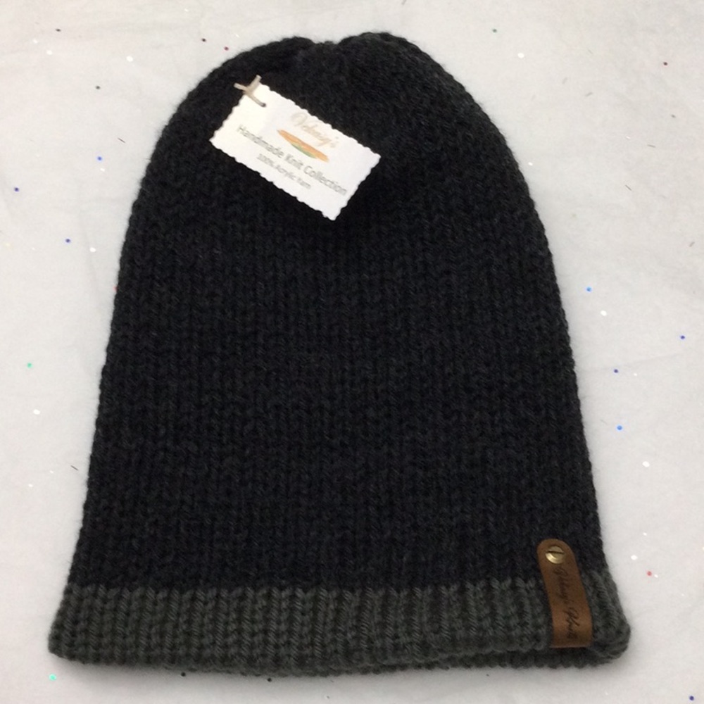 (2 Styles/1 Price) Handmade Reversible Beanie Collection